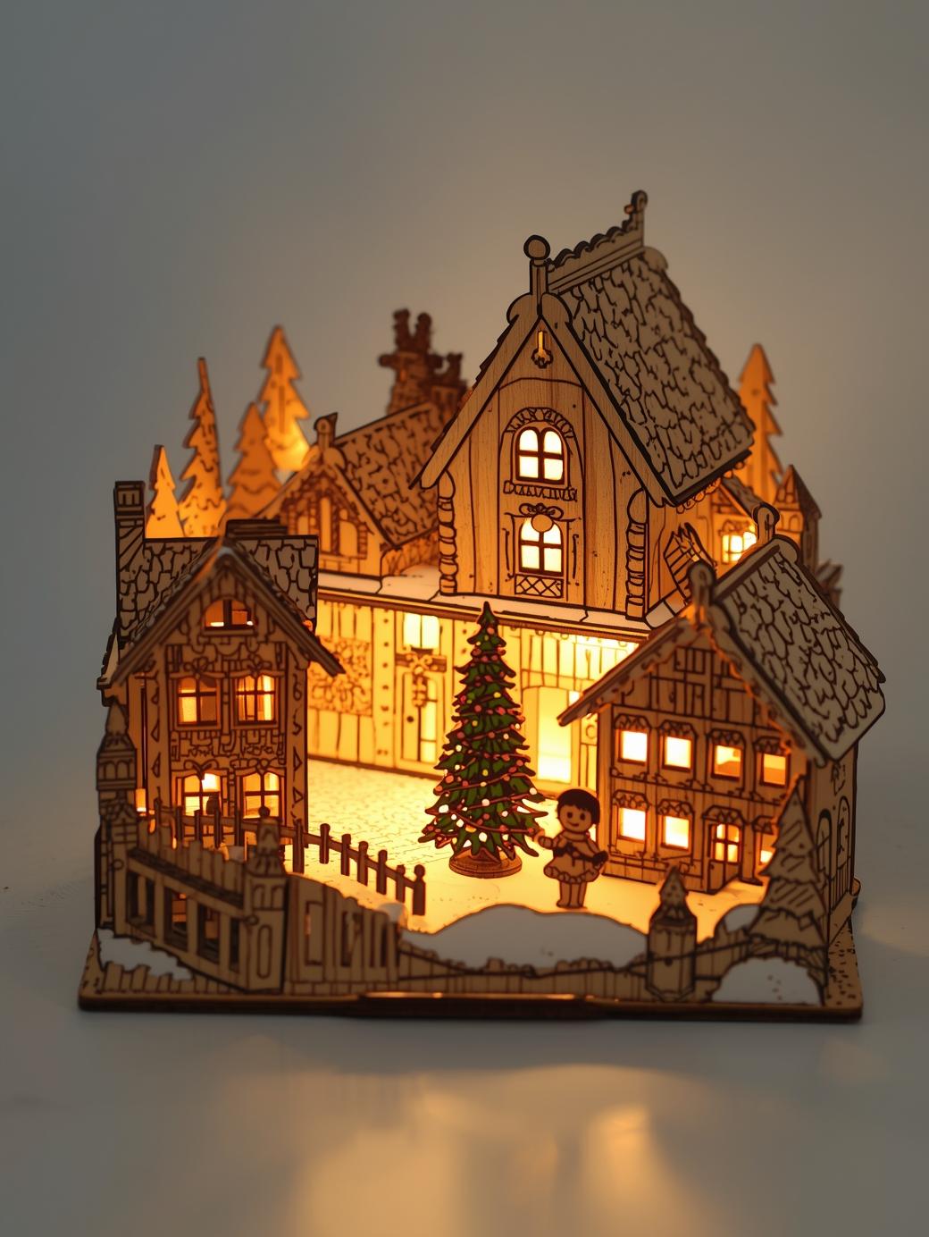 Winter Village Luminary