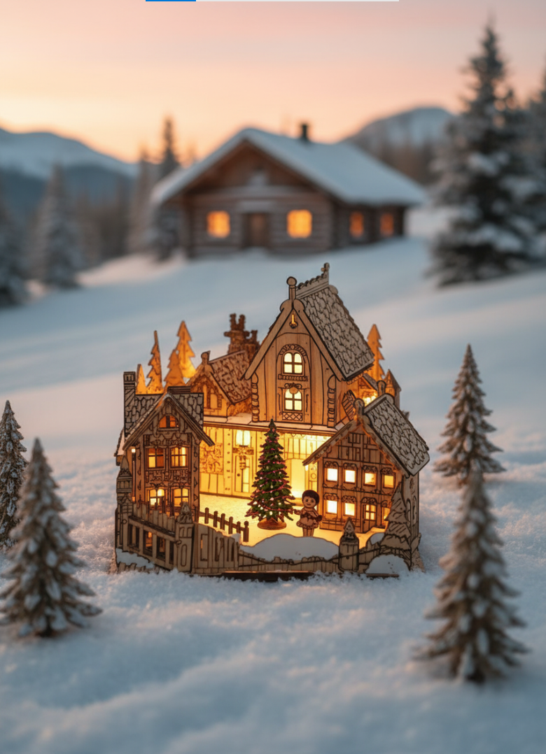 Winter Village Luminary
