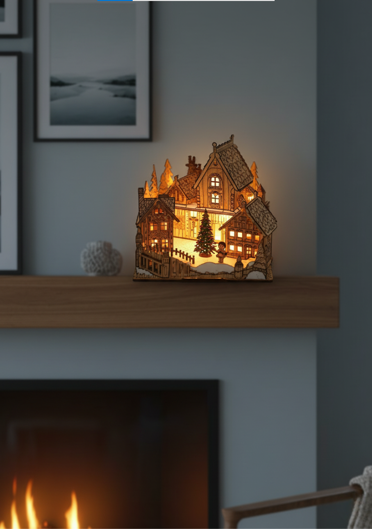 Winter Village Luminary