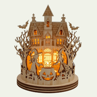 Haunted House Lantern