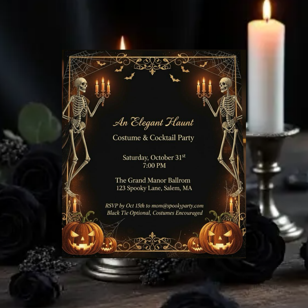 Holloween invitation